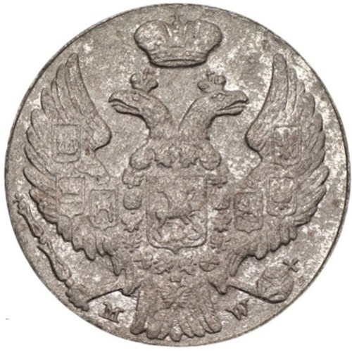 Moneta 10 groszy Warszawa MW 1840 stan 3 awers