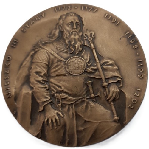 Medal Mieszko III Stary półpostać PTAiN rewers