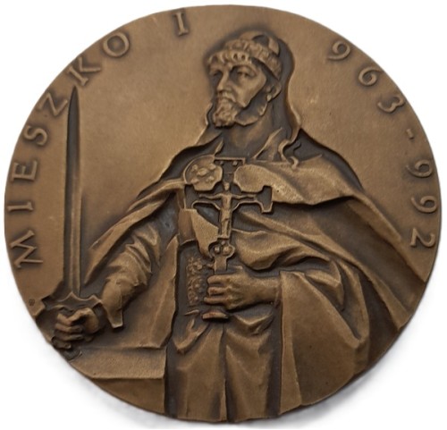 Medal Mieszko I półpostać PTAiN 1
