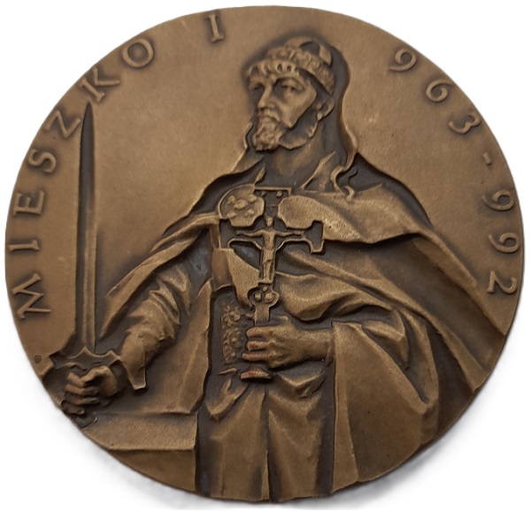 Medal Mieszko I półpostać PTAiN 1