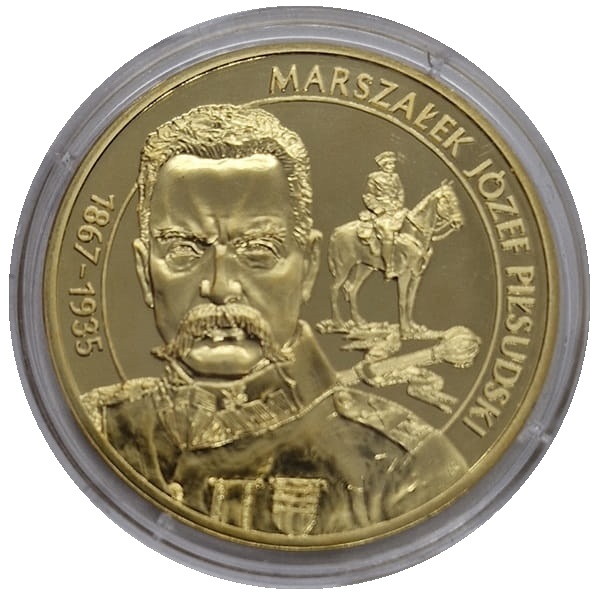 Wielcy Polacy Marszałek Józef Piłsudski  rewers