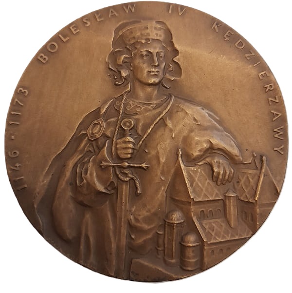 Medal Bolesław IV Kędzierzawy półpostać PTAiN 2
