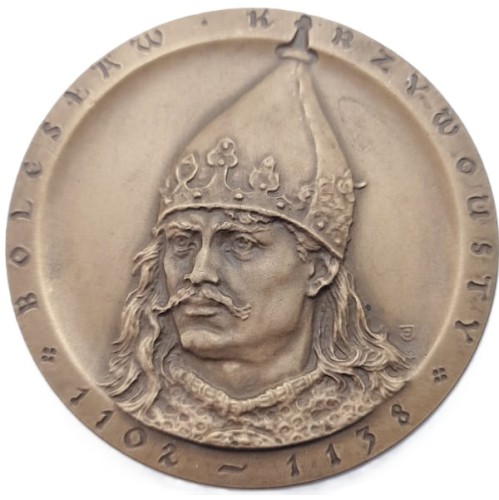 Medal Bolesław Krzywousty PTTK rewers