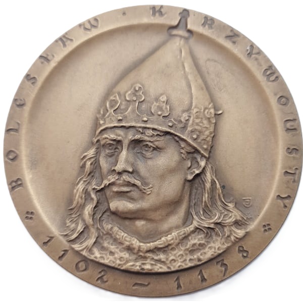 Medal Bolesław Krzywousty PTTK rewers