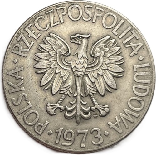 Moneta 10 zł Tadeusz Kościuszko 1973 stan 3 awers