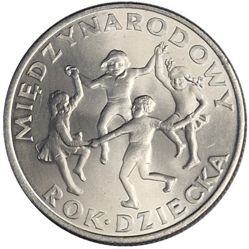 Moneta 20 zł Międzynarodowy Rok Dziecka 1979 awers