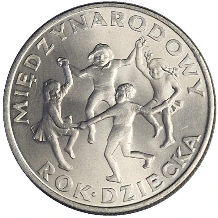 Moneta 20 zł Międzynarodowy Rok Dziecka 1979 awers