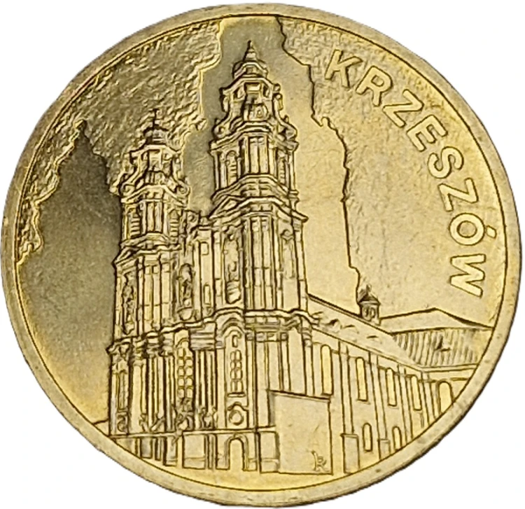 Moneta 2 zł Krzeszów 2010 rewers
