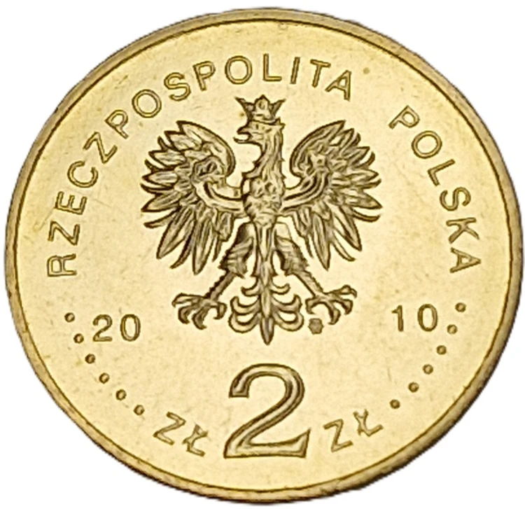 Moneta 2 zł Trzemeszno 2010 awers