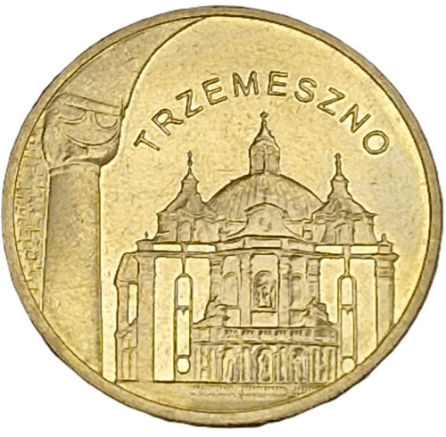 Moneta 2 zł Trzemeszno 2010 rewers