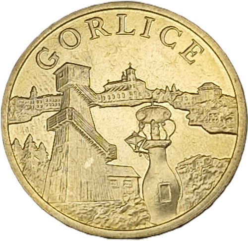 Moneta 2 zł Gorlice 2010 rewers