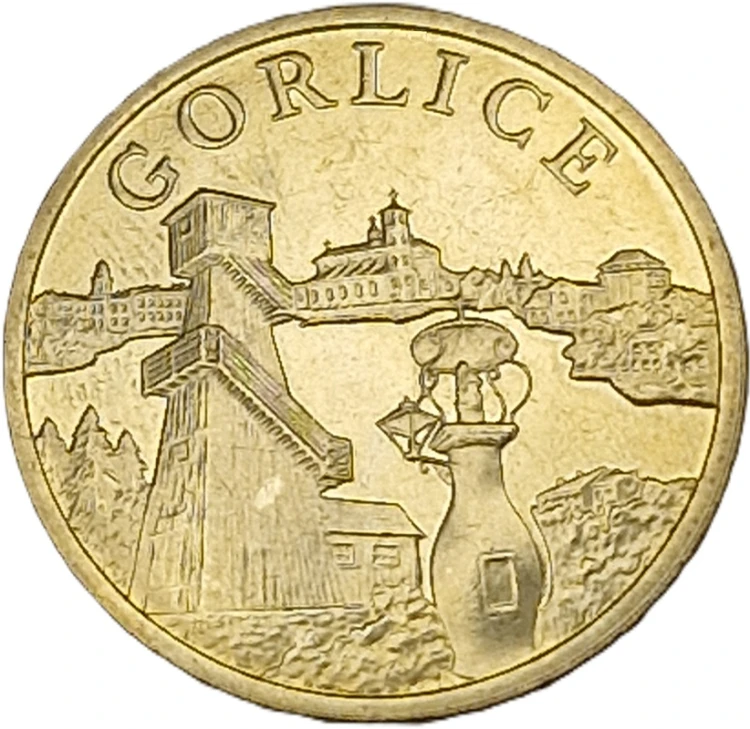 Moneta 2 zł Gorlice 2010 rewers