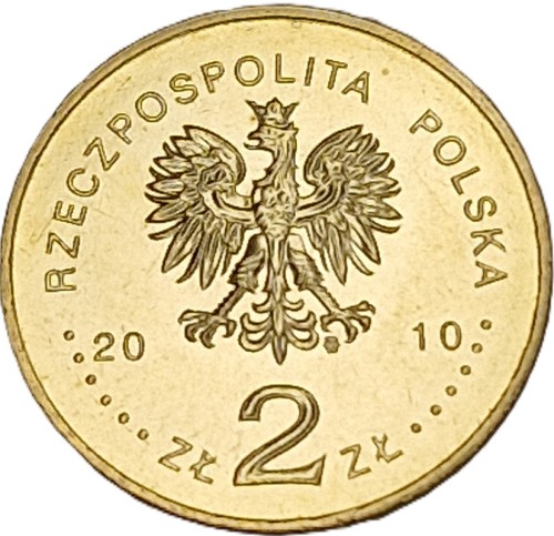 Moneta 2 zł Artur Grottger 2010 awers