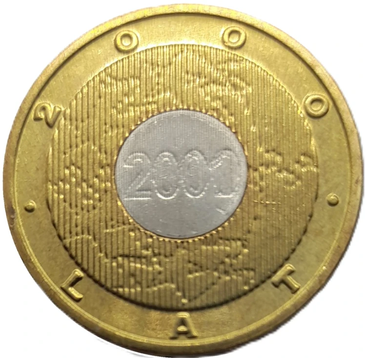 Moneta okolicznościowa 2 zł Rok 2000 2000 awers