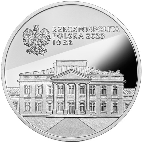 Moneta 10 zł Stanisław Wojciechowski 2023 awers