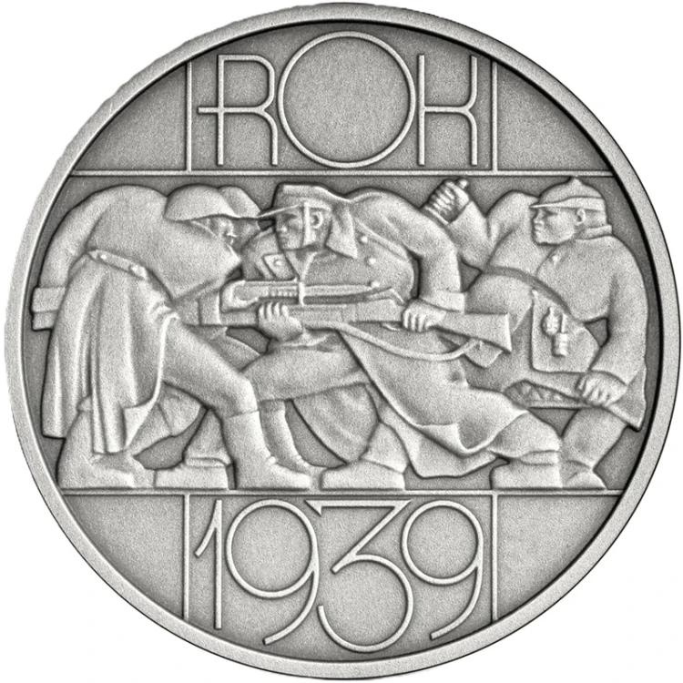 Moneta 20 zł Sowiecka agresja na Polskę 17 IX 1939 2023 rewers