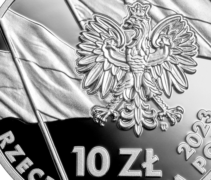 Moneta 10 zł Marsz Niepodległości 2023 szczegóły