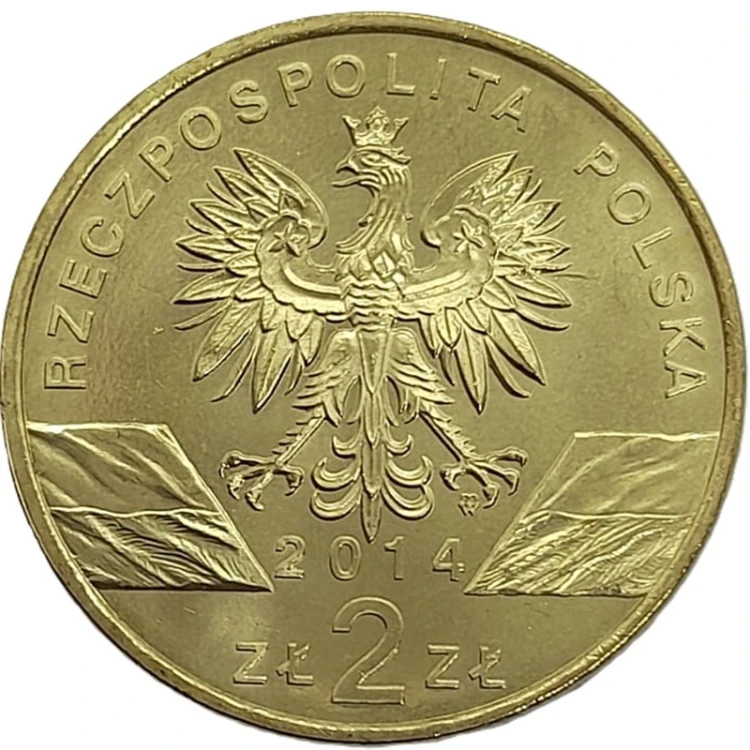 Moneta 2 zł Konik polski 2014 awers