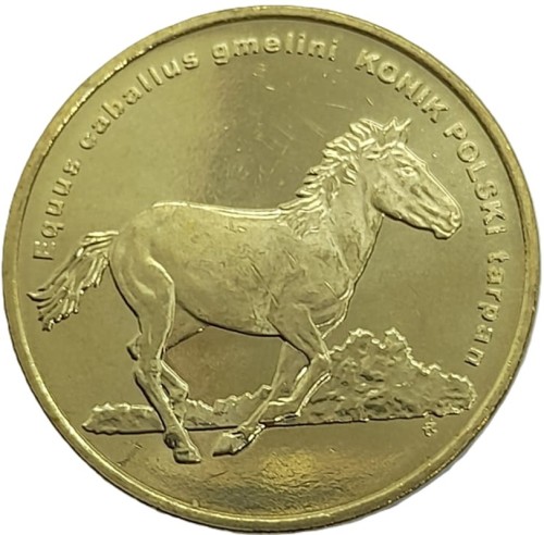 Moneta 2 zł Konik polski 2014 rewers