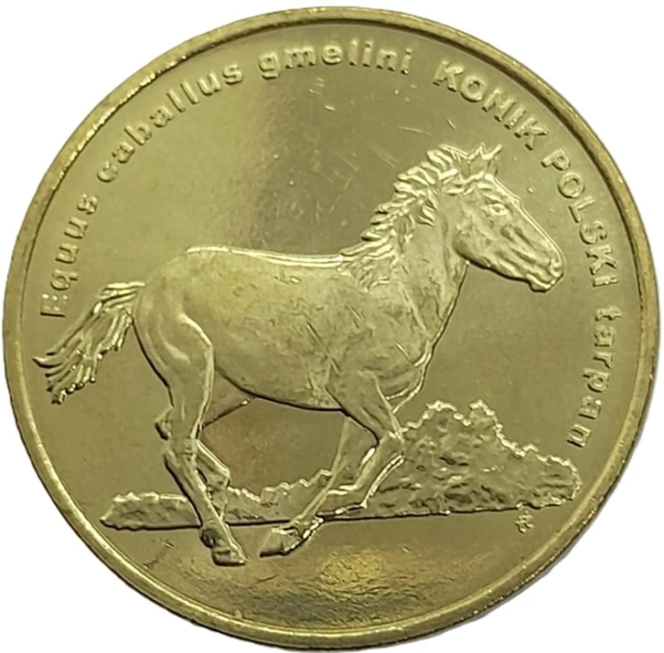 Moneta 2 zł Konik polski 2014 rewers