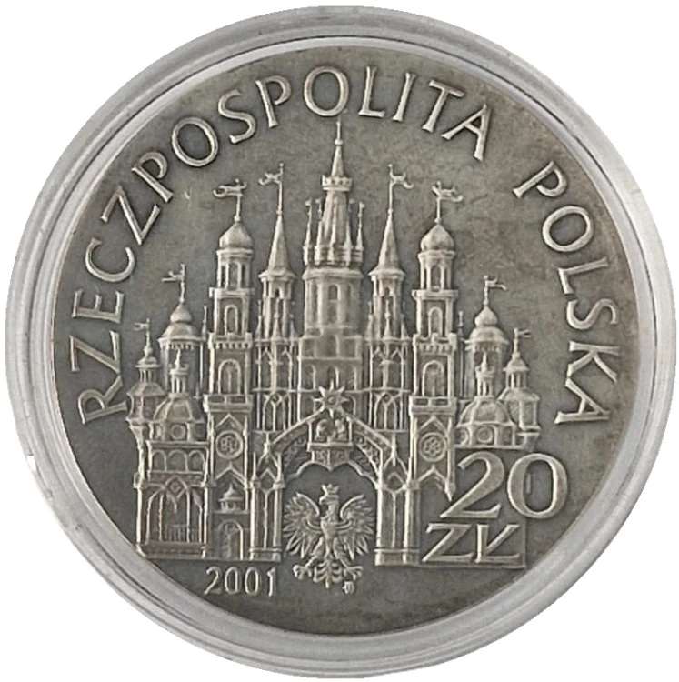 Moneta Polki rok obrzędowy 20 zł Kolędnicy 2001 awers