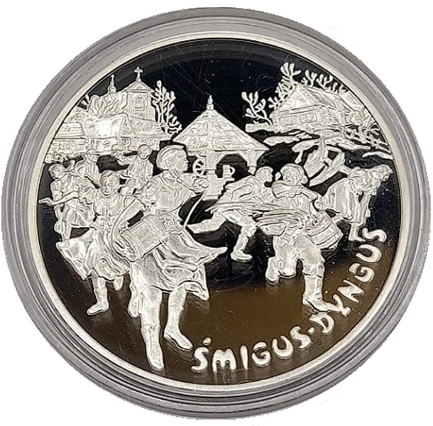 Moneta 20 zł Śmigus-Dyngus 2003 rewers