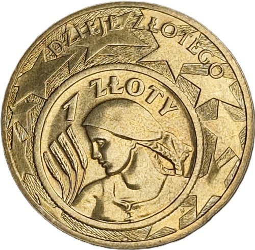 Moneta okolicznościowa 2 zł Dzieje złotego 2004 rewers