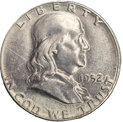 Moneta pół dolara 1962 Franklin USA rewers
