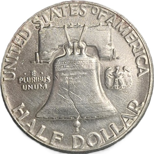 Moneta pół dolara 1962 Franklin USA awers