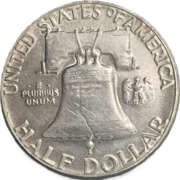 Moneta pół dolara 1962 Franklin USA awers