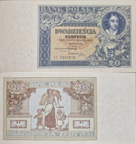 Banknot 20 złotych 1931