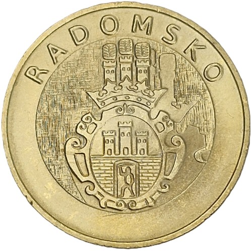 Moneta zastępcza 6 Jadwiżek Radomsko 2010 awers