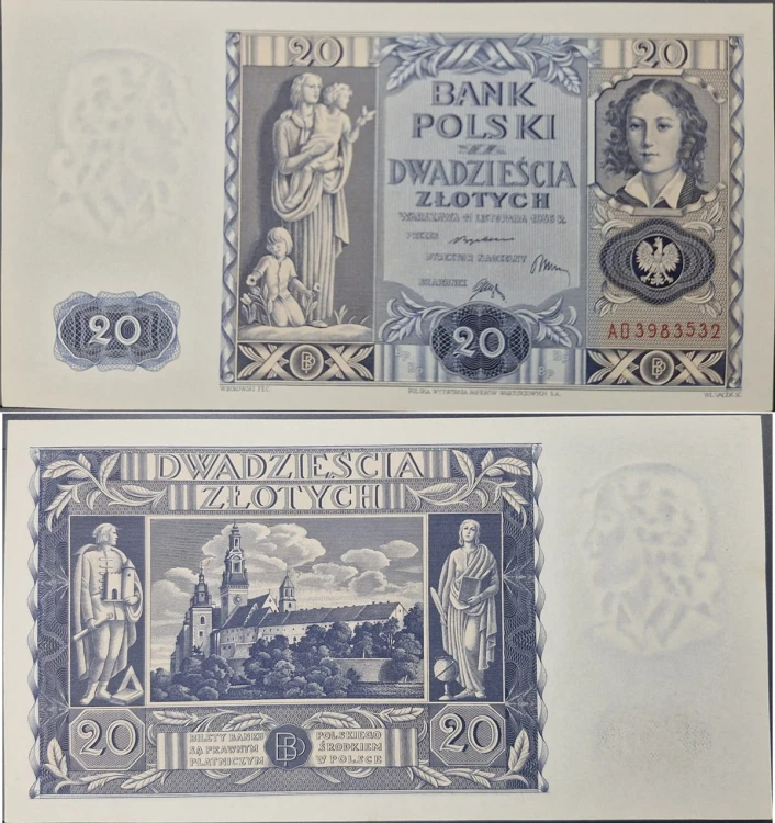 Banknot 20 zł 1936