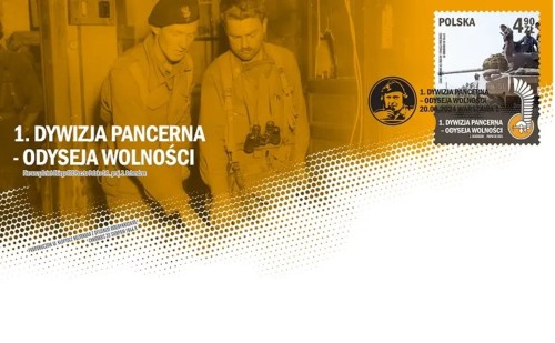Koperta FDC 1 Dywizja pancerna Odyseja Wolności II 2024 2333