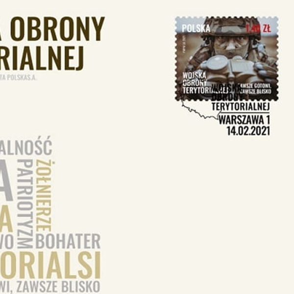 Koperta FDC Wojska obrony terytorialnej 2021 szczegóły