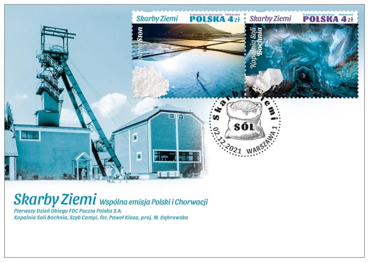Koperta FDC Skarby Ziemi 2021