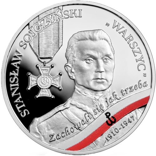 Moneta 10 zł Stanisław Sojczyński Warszyc 2023 rewers