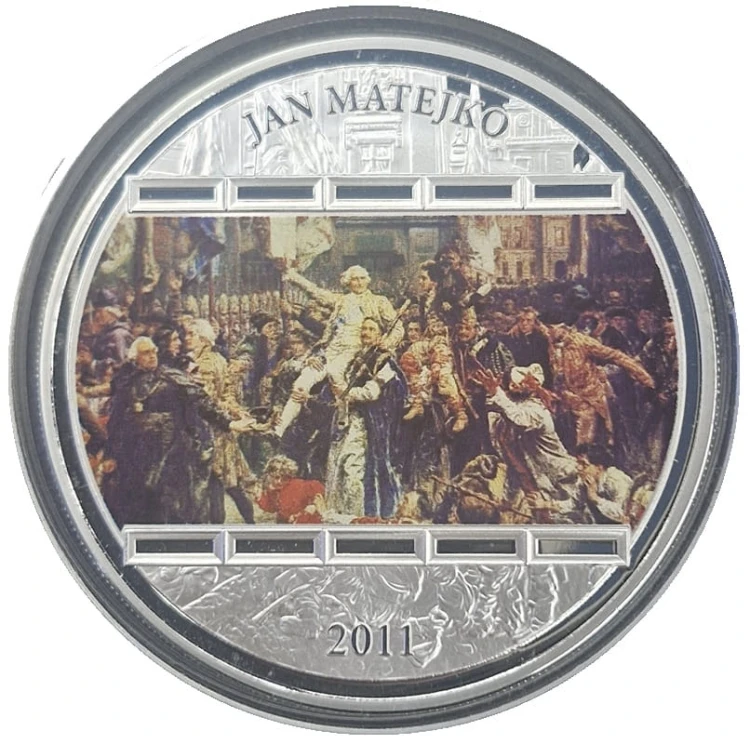 Numizmat Jan Matejko Konstytucja 3 maja 2011 rewers