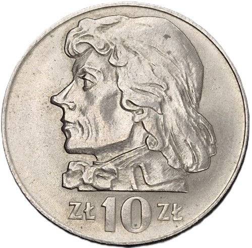 Moneta 10 zł 1970 Kościuszko rewers