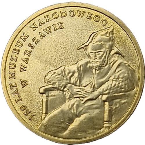 Moneta 2 zł 150-lat Muzeum Narodowego w Warszawie 2012 rewers