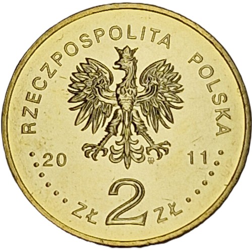 Moneta 2 zł 30 rocznica Powstania NZS 2011 awers