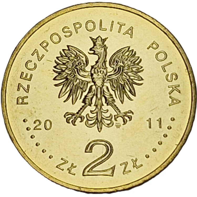 Moneta 2 zł 30 rocznica Powstania NZS 2011 awers