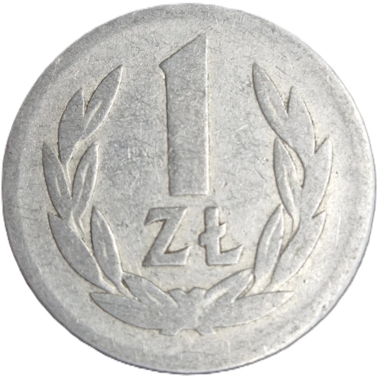 Moneta 1 złoty 1949 bz stan 3 aluminium rewers