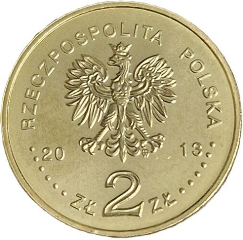 Moneta 2 zł Warta Poznań 2013 awers