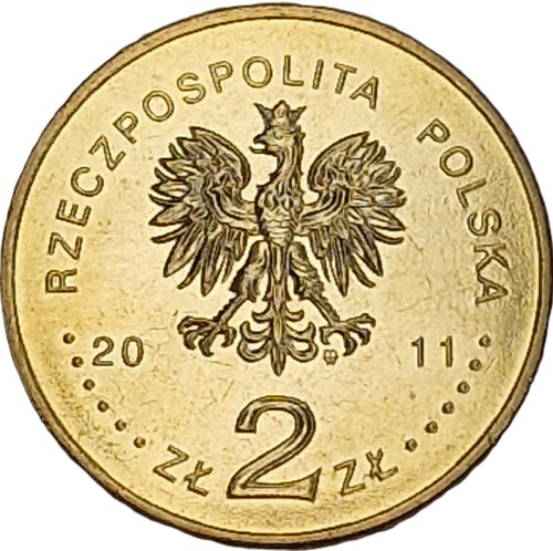 Moneta 2 zł Europa Bez Barier 2011 awers