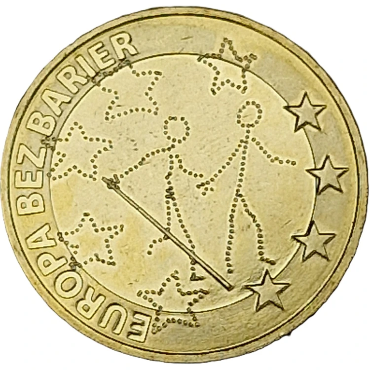 Moneta 2 zł Europa Bez Barier 2011 rewers