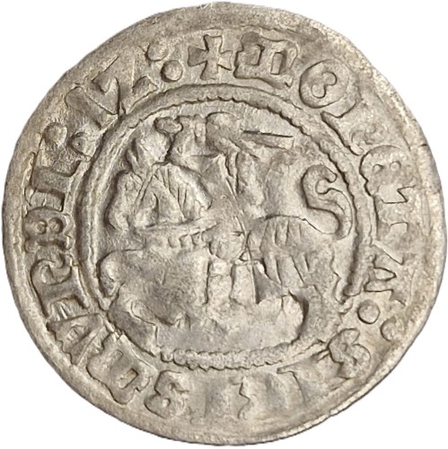 Moneta półgrosz 1510 Zygmunt I Stary rewers
