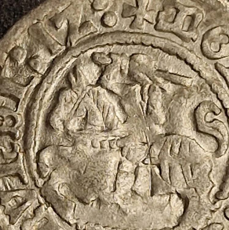 Moneta półgrosz 1510 Zygmunt I Stary szczegóły