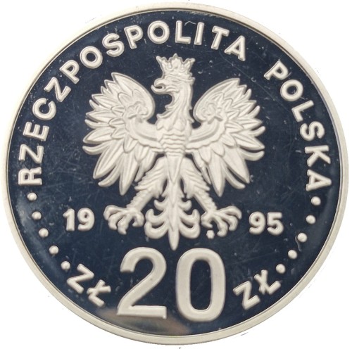 Moneta 20 zł Katyń 1995 awers