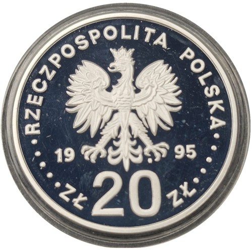 Moneta Moneta 20 zł 500 lat województwa płockiego 1995 awers